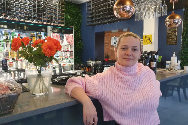 Ermira Mataj, manager at Bruschetta, saysshe wished it was a matchday 'every day'