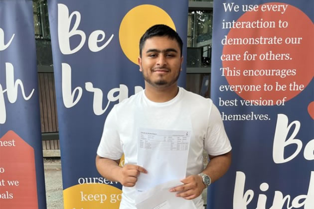 Ark Burlington Danes student Yaseen Ahmed will study medicine at Oxford
