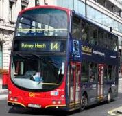 14 Bus serving Fulham