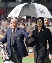 Michael Jackson at Fulham Football Club