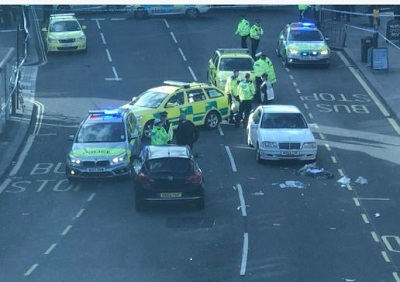 Collision on Fulham Road 