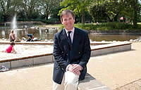 Council Leader on Fulham urban beach