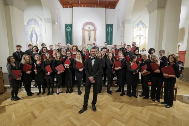 Fulham Camerata with music director Harry Castle in the foreground