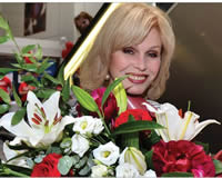Joanna Lumley at Chelsea and Westminster Hospital