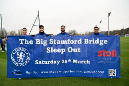 Chelsea FC Backs Sleep Out for Veterans