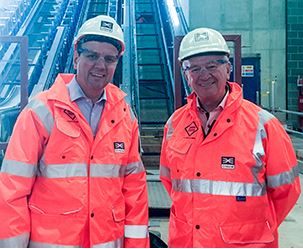 Greg Hands Visits Tottenham Court Crossrail Station