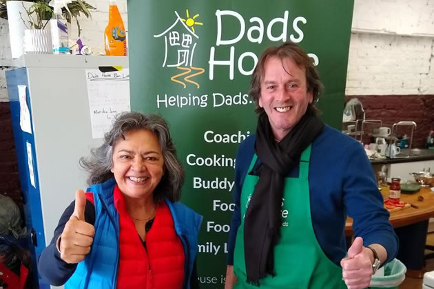 Billy McGranaghan (pictured right) set up Dads House to help single dads 
