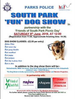 Dog Show at Picnic in the Park in Fulham