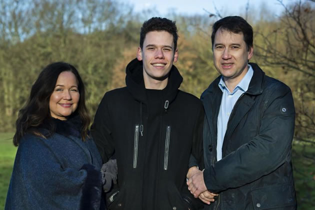 Tanya and Nadim Ednan-Laperouse with their son Alex 