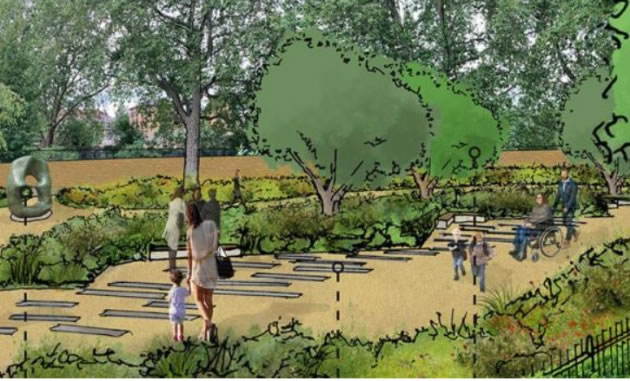 Visualisation of the new Eel Brook Common 