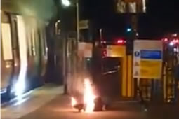 E-scooter Goes Up in Flames in Parsons Green Station  