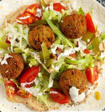 Just Falafel Opening on Fulham Broadway