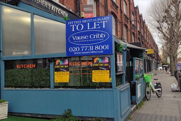 Fisher’s Kitchen on Wandsworth Bridge Road another casualty 