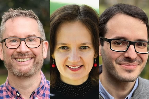 Fulham Reach councillors. L to R: David Campbell (Lab), Anna Magryta-Urban (Lab), Nikos Souslous (Lab) 