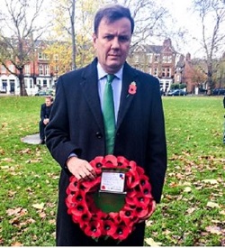 Greg Hands o Remembrance Day