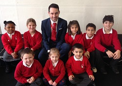 Pupils at Langford Primary Academy in Fulham