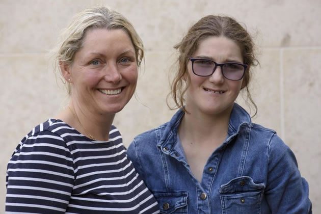 Mum Harriet Oliver (left) pictured with her daughter Lettie Oliver
