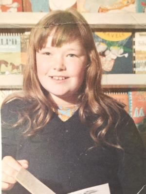 Lorraine Mason at school in Fulham 