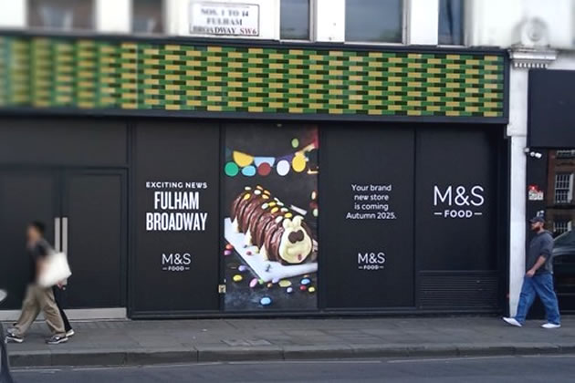 Marks & Spencer to Open Fulham Foodhall in Autumn