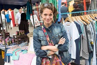 Trader in North End Road Market