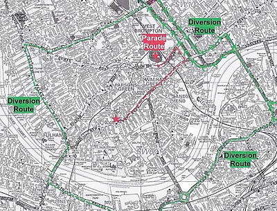 Parade route