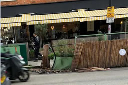 Lime Bike Crushed by Lorry on Wandsworth Bridge Road 