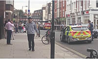 Parsons Green Lane closed by fire