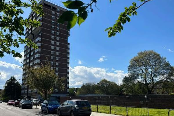 One of the sites in Parsons Green selected for new homes