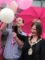 Hammersmith and Fulham Mayor at Fulham Broadway