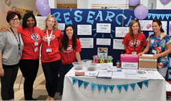 Research and Development stand at Chelsea and Westminster Open Day