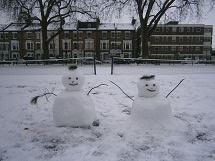 Snowman in Fulham
