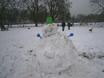 Snowman in Fulham