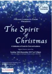 Fulham Camerata present The Spirit of Christmas