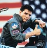 Tom Cruise in Top Gun