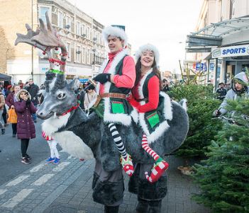 Reindeer at North End Road Market