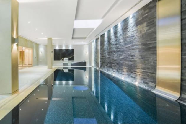 The house includes a swimming pool 