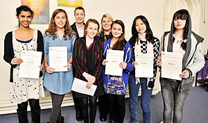 Lady Magaret, Fulham school pupils with Duke of Edinburgh certificates