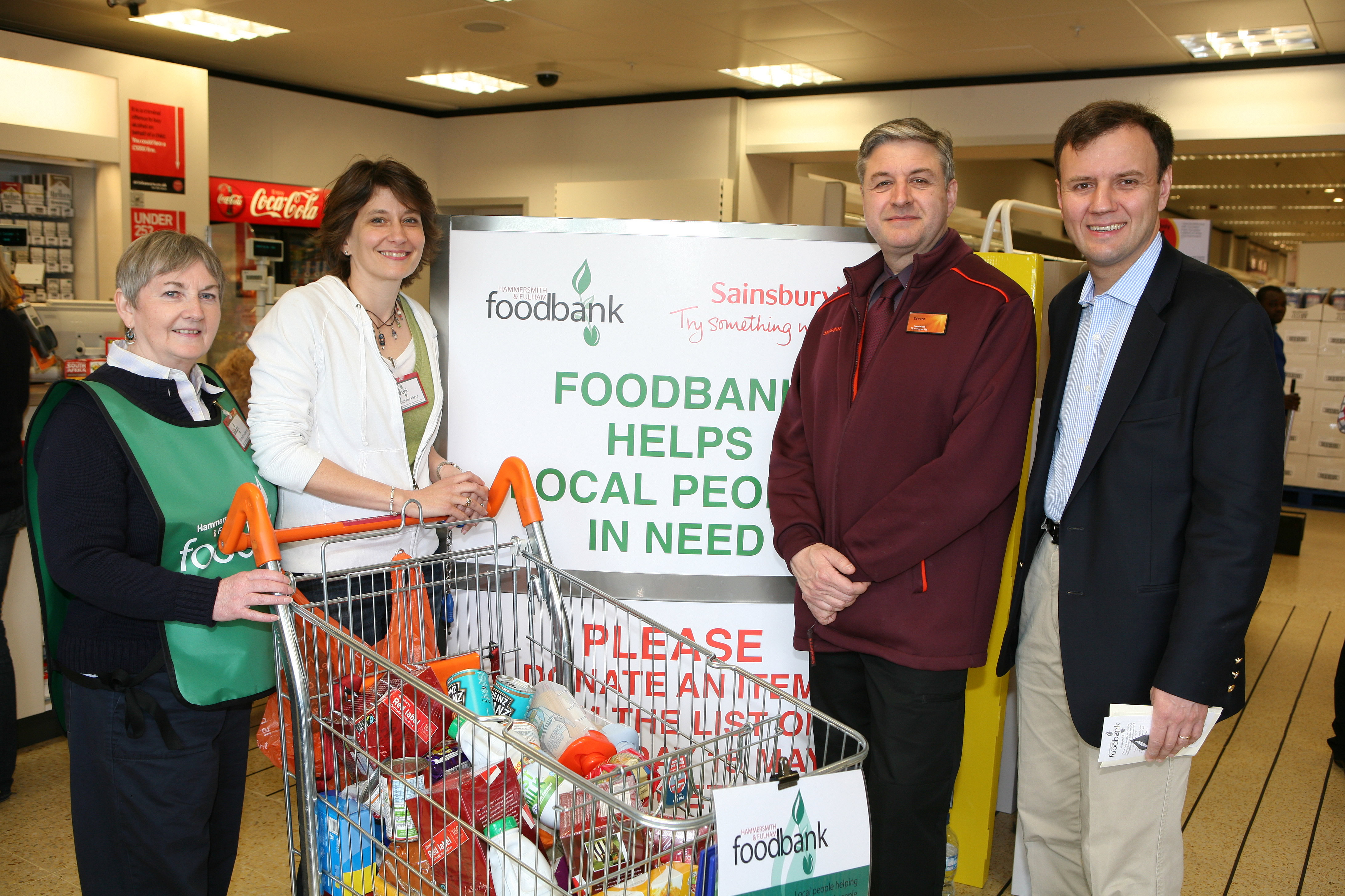 Fulham foodbank launch