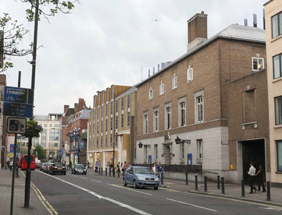 Architect's impression of building on site of Hammersmith Palais