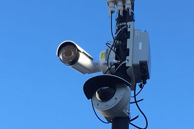 An ANPR camera installed in Broughton Road in South Fulham