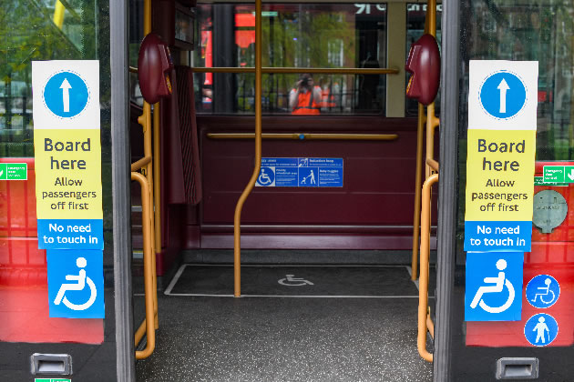 Middle door of two door buses to be used from Monday