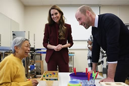 Prince and Princess of Wales Visit Charing Cross Hospital