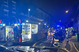 Firefighters Rescue Woman from Greyhound Road Basement