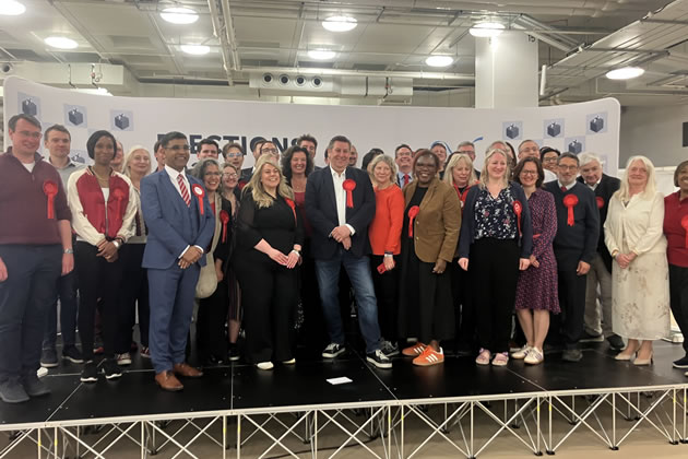 Labour's councillors following the election count