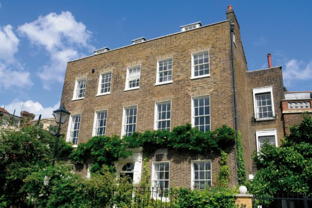 Kelmscott House at 26 Upper Mall in Hammersmith