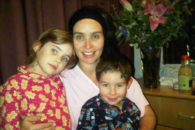 Melody Ransome (centre) had tried all standard treatment options for GTB 