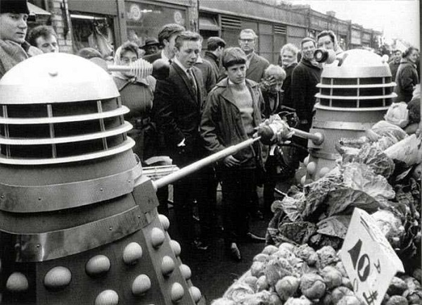 Daleks in Shepherd's Bush Market