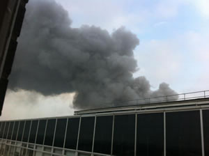 Fire in Shepherd's Bush on January 31