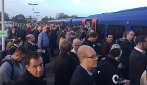 Wimbledon Station overcrowding